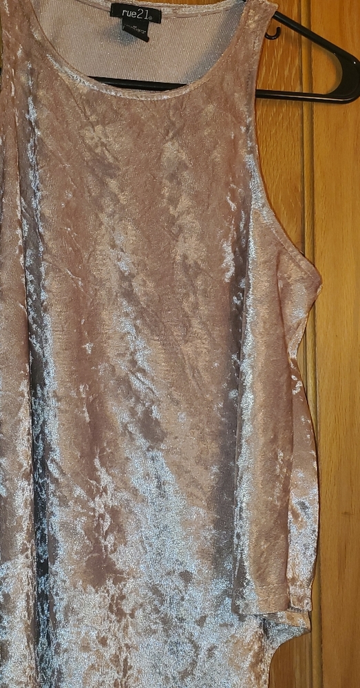 Light pink velvet shirt